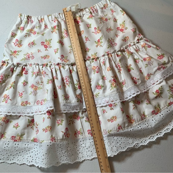 HANDMADE Ruffly Roses Mini Skirt - Picture 9 of 9